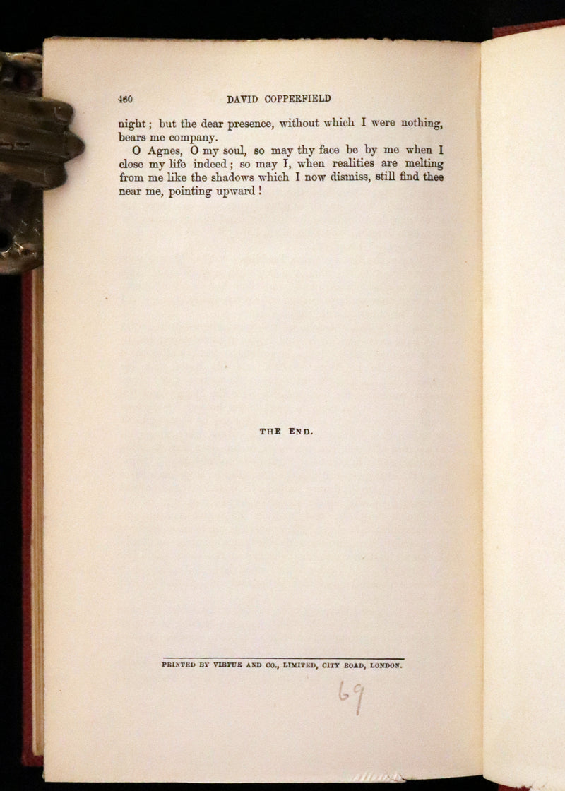1875 Rare Book Set -The Personal History of David Copperfield by Charles Dickens
