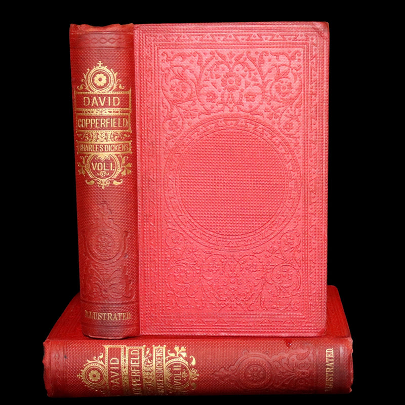 1875 Rare Book Set -The Personal History of David Copperfield by Charles Dickens