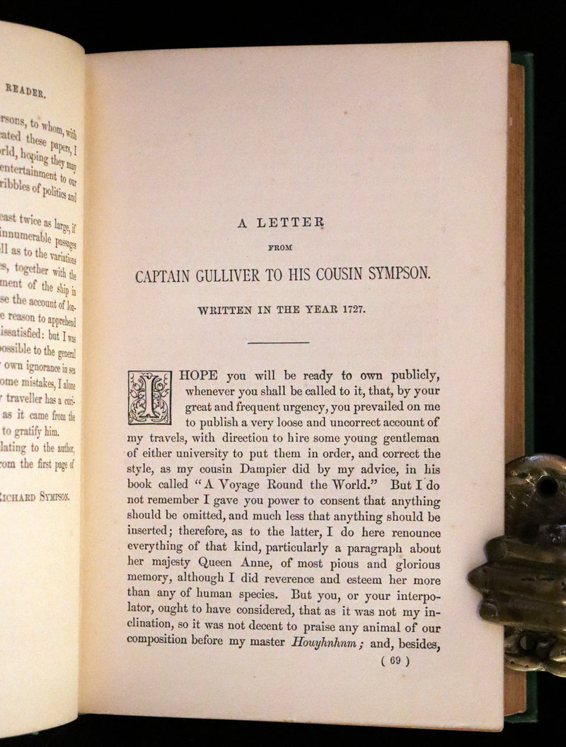 1890 Rare Edition - Gulliver's Travels into Several Remote Nations of the World