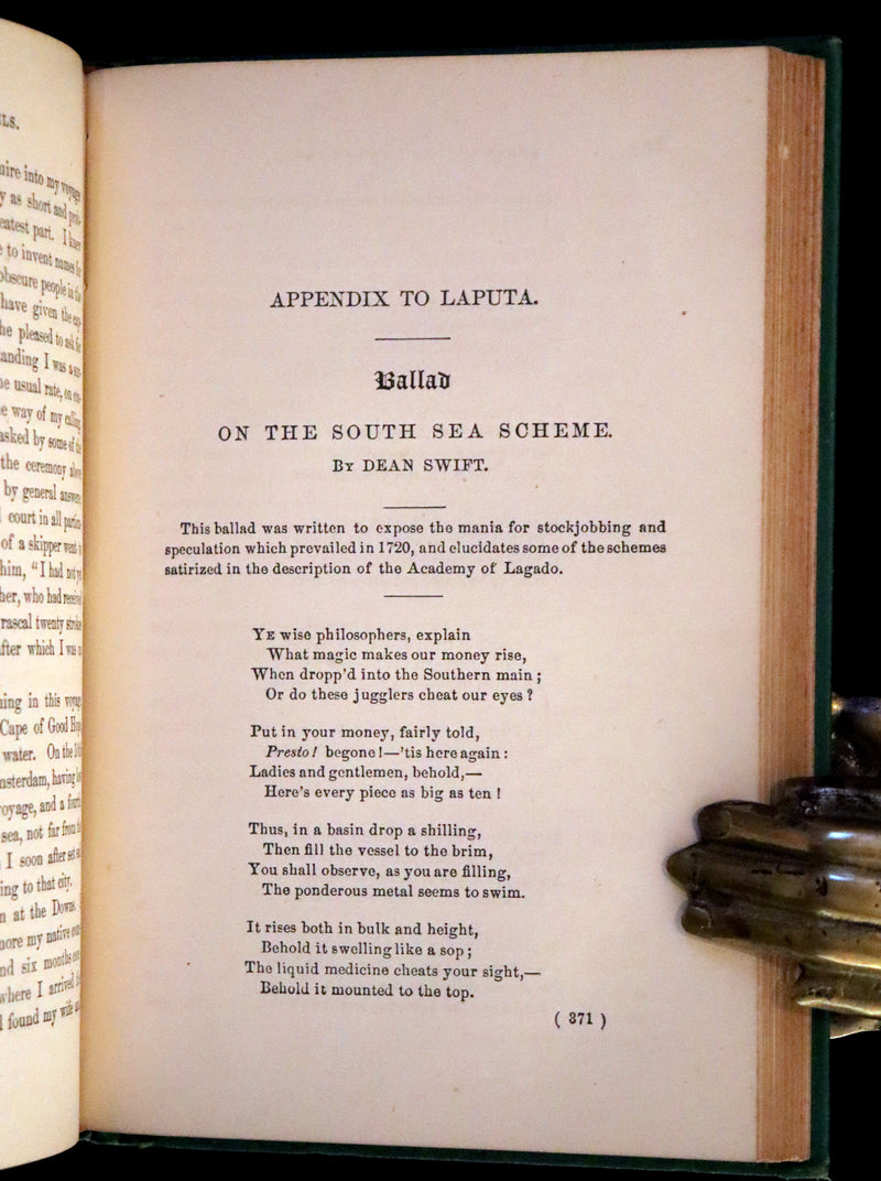 1890 Rare Edition - Gulliver's Travels into Several Remote Nations of the World