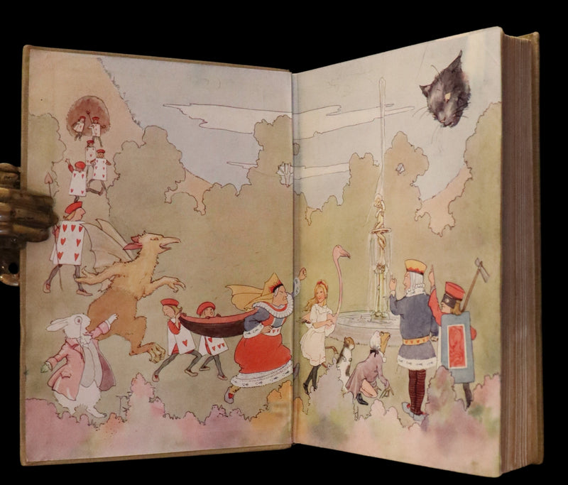 1920 Rare Book - Alice in Wonderland illustrated by Margaret W. Tarrant