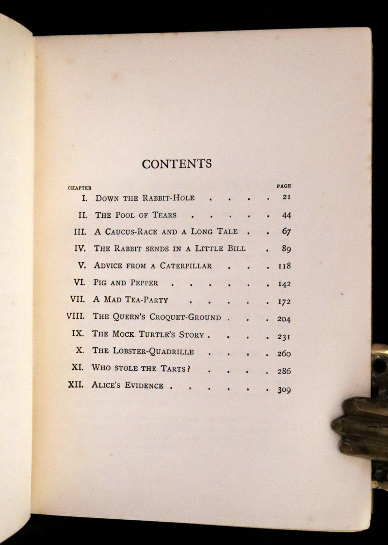 1920 Rare Book - Alice in Wonderland illustrated by Margaret W. Tarrant