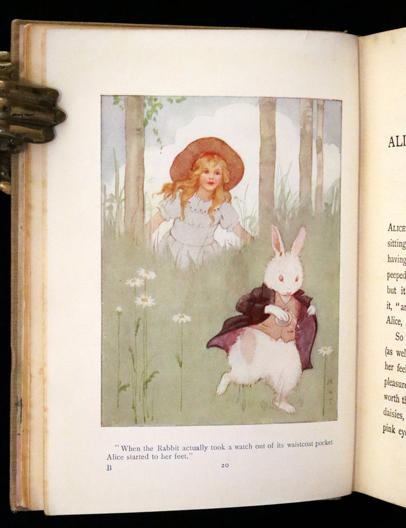 1920 Rare Book - Alice in Wonderland illustrated by Margaret W. Tarrant