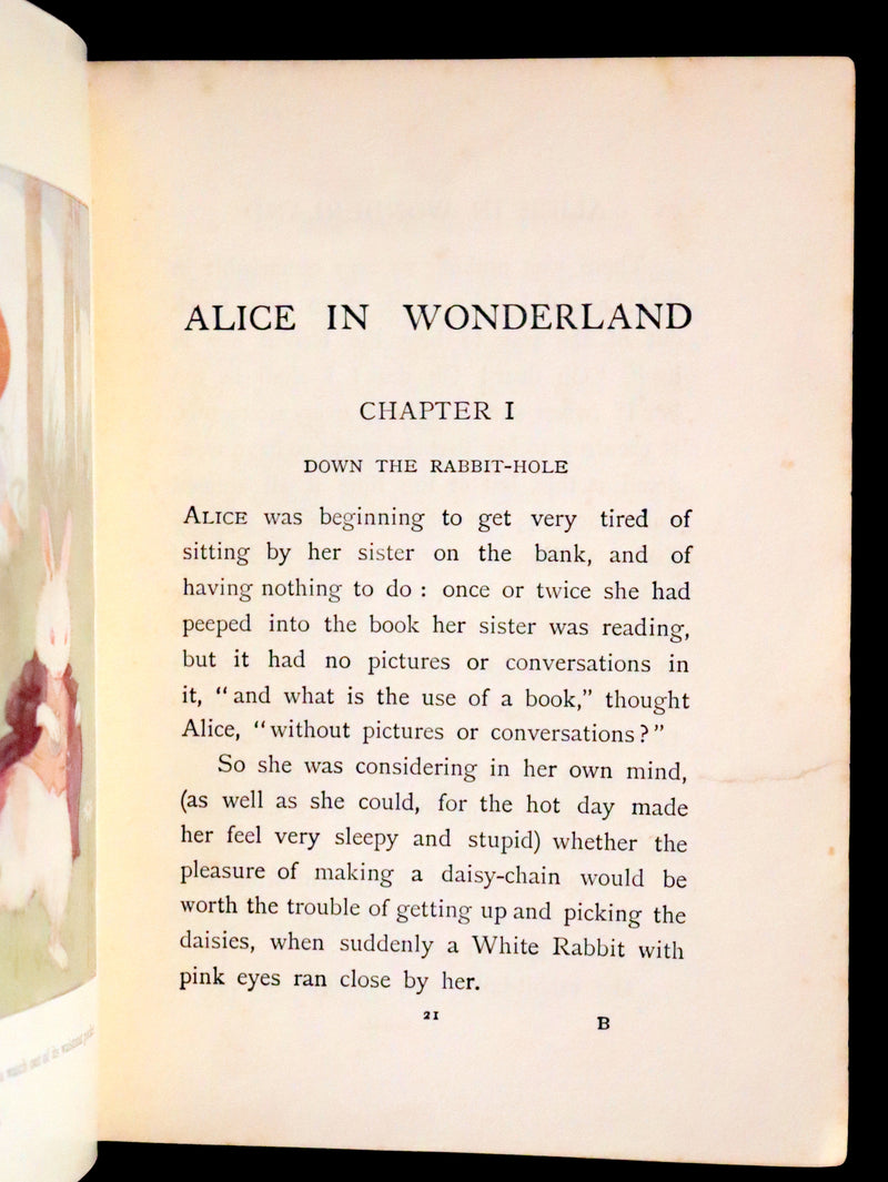 1920 Rare Book - Alice in Wonderland illustrated by Margaret W. Tarrant