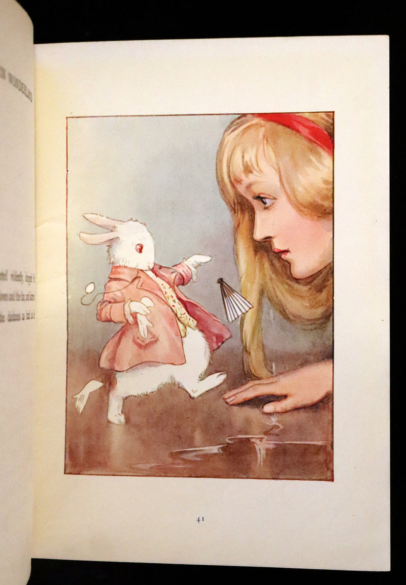 1920 Rare Book - Alice in Wonderland illustrated by Margaret W. Tarrant