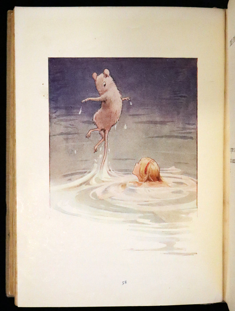 1920 Rare Book - Alice in Wonderland illustrated by Margaret W. Tarrant