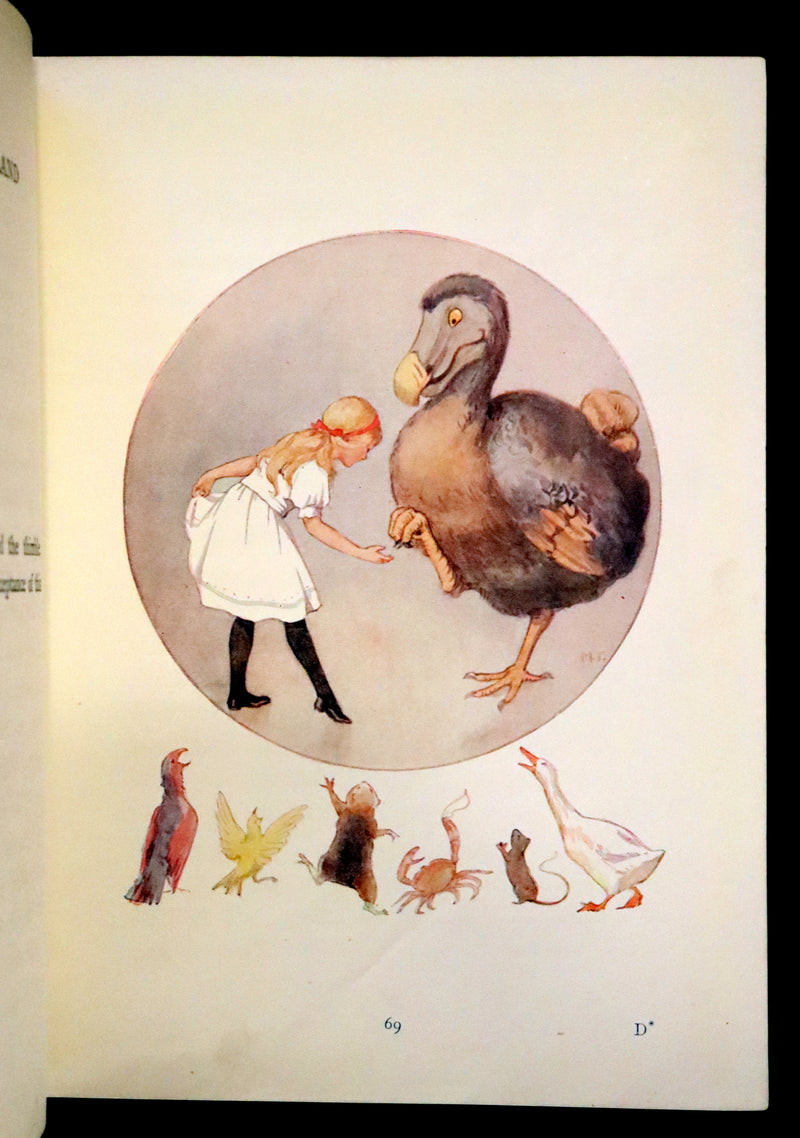 1920 Rare Book - Alice in Wonderland illustrated by Margaret W. Tarrant