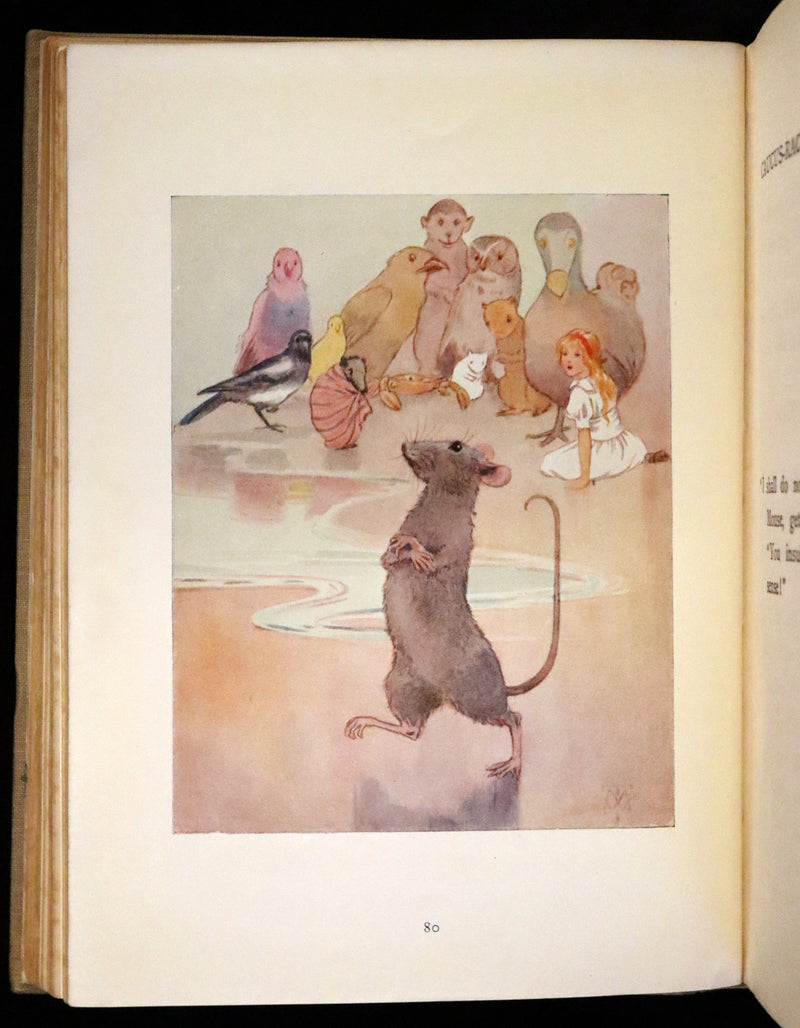 1920 Rare Book - Alice in Wonderland illustrated by Margaret W. Tarrant