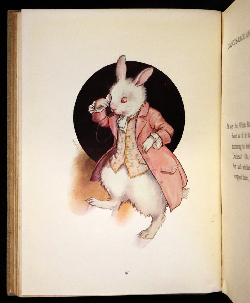 1920 Rare Book - Alice in Wonderland illustrated by Margaret W. Tarrant
