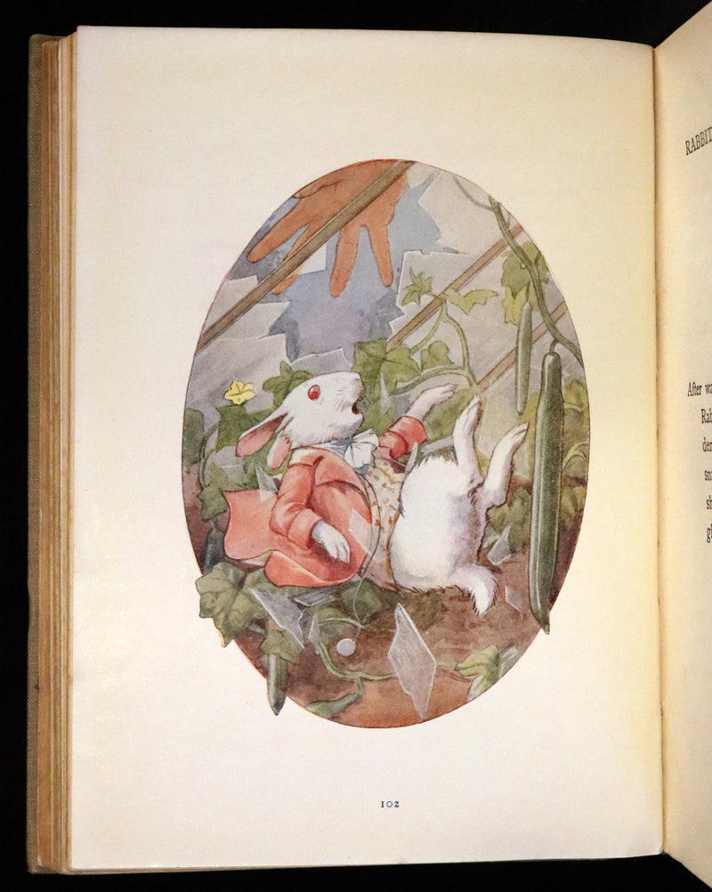 1920 Rare Book - Alice in Wonderland illustrated by Margaret W. Tarrant