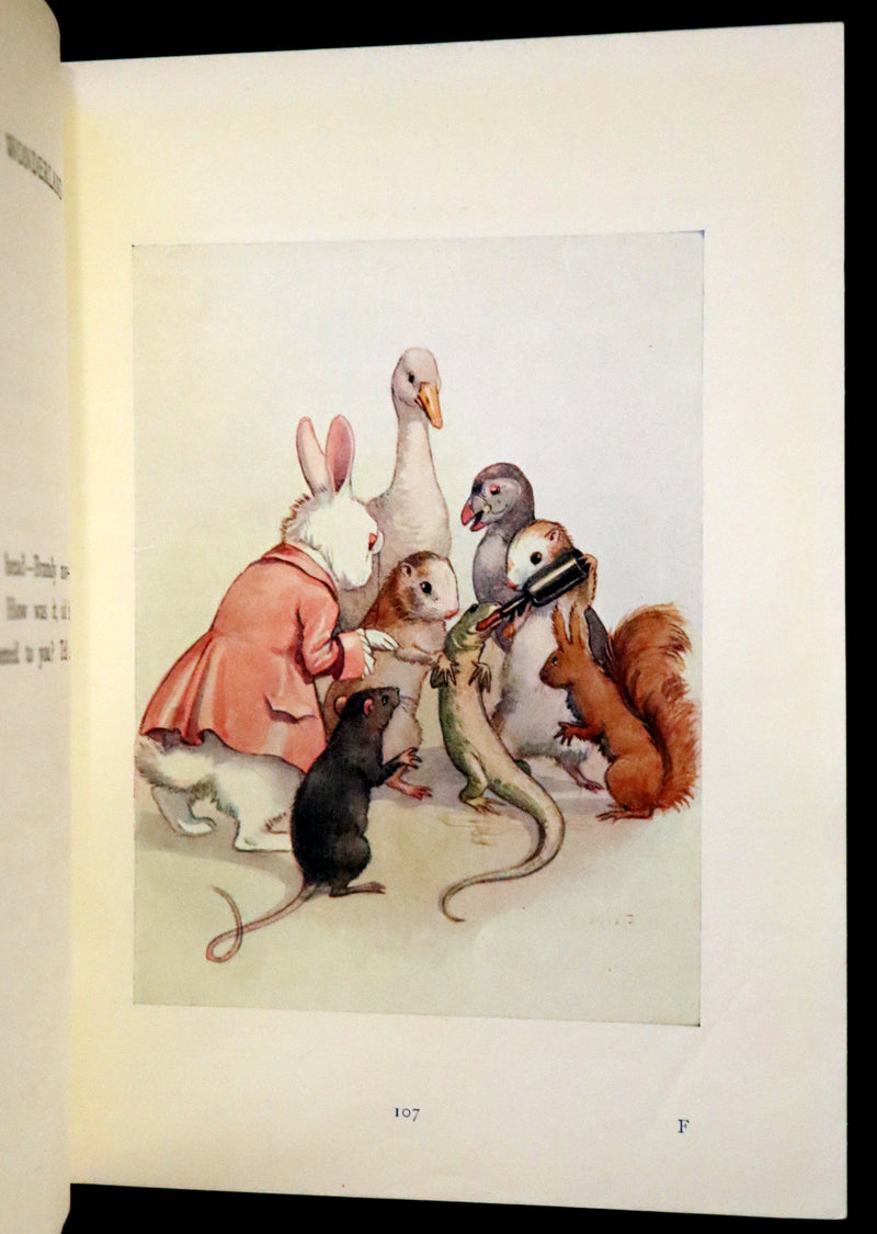 1920 Rare Book - Alice in Wonderland illustrated by Margaret W. Tarrant