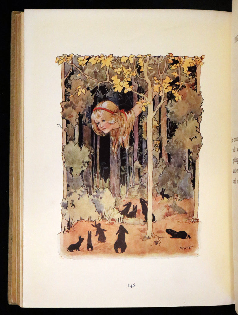 1920 Rare Book - Alice in Wonderland illustrated by Margaret W. Tarrant