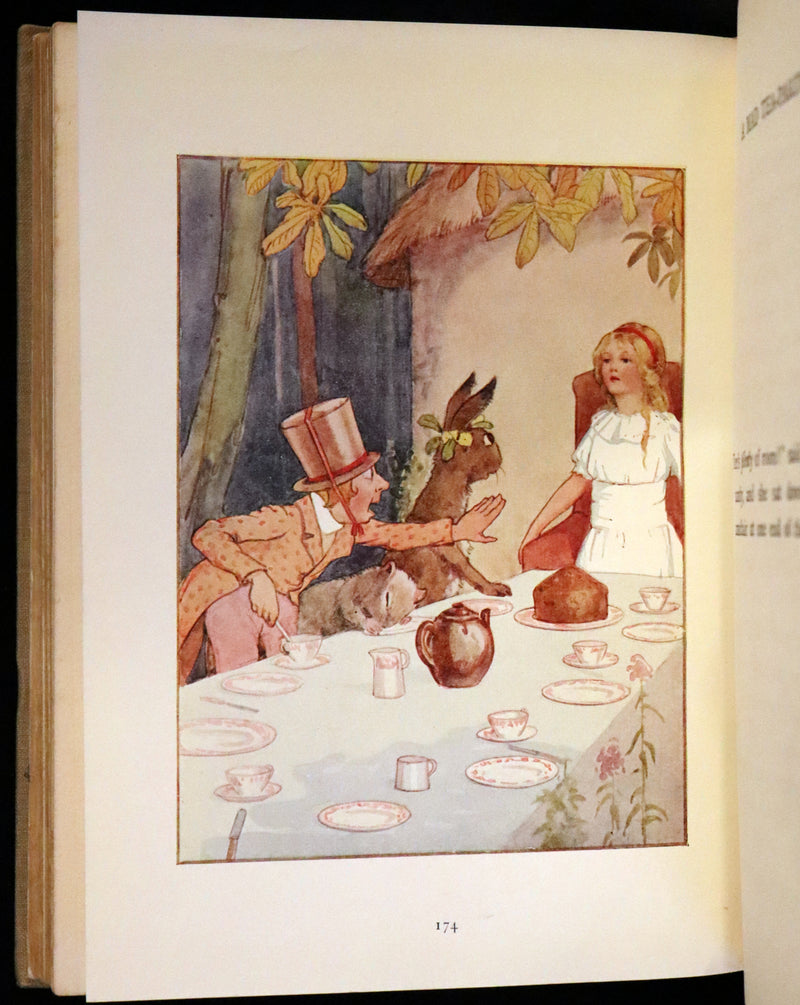 1920 Rare Book - Alice in Wonderland illustrated by Margaret W. Tarrant