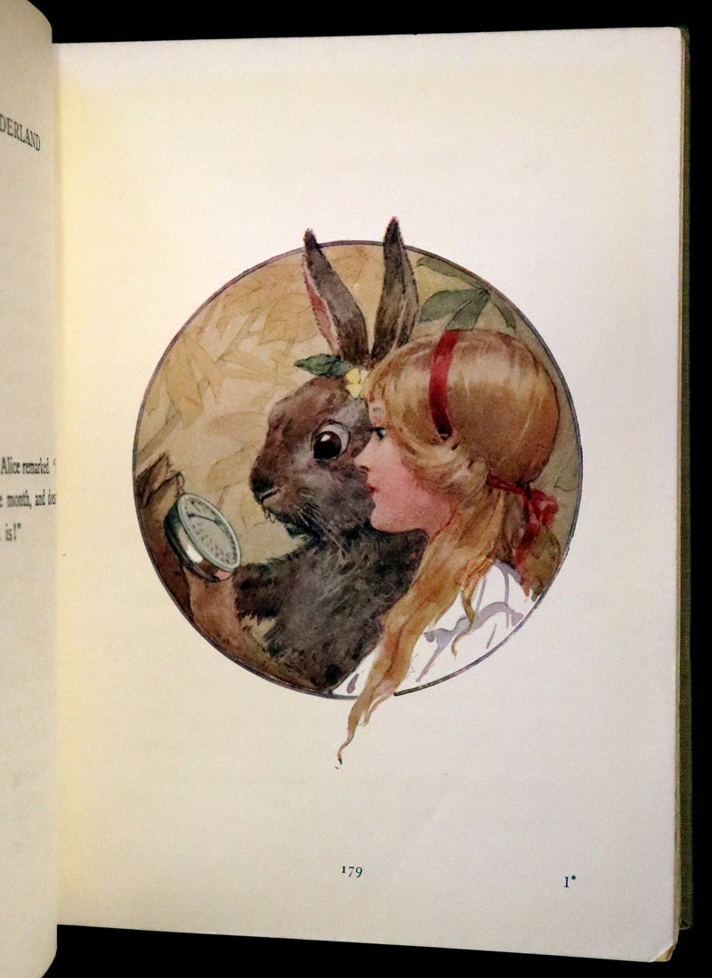 1920 Rare Book - Alice in Wonderland illustrated by Margaret W. Tarrant