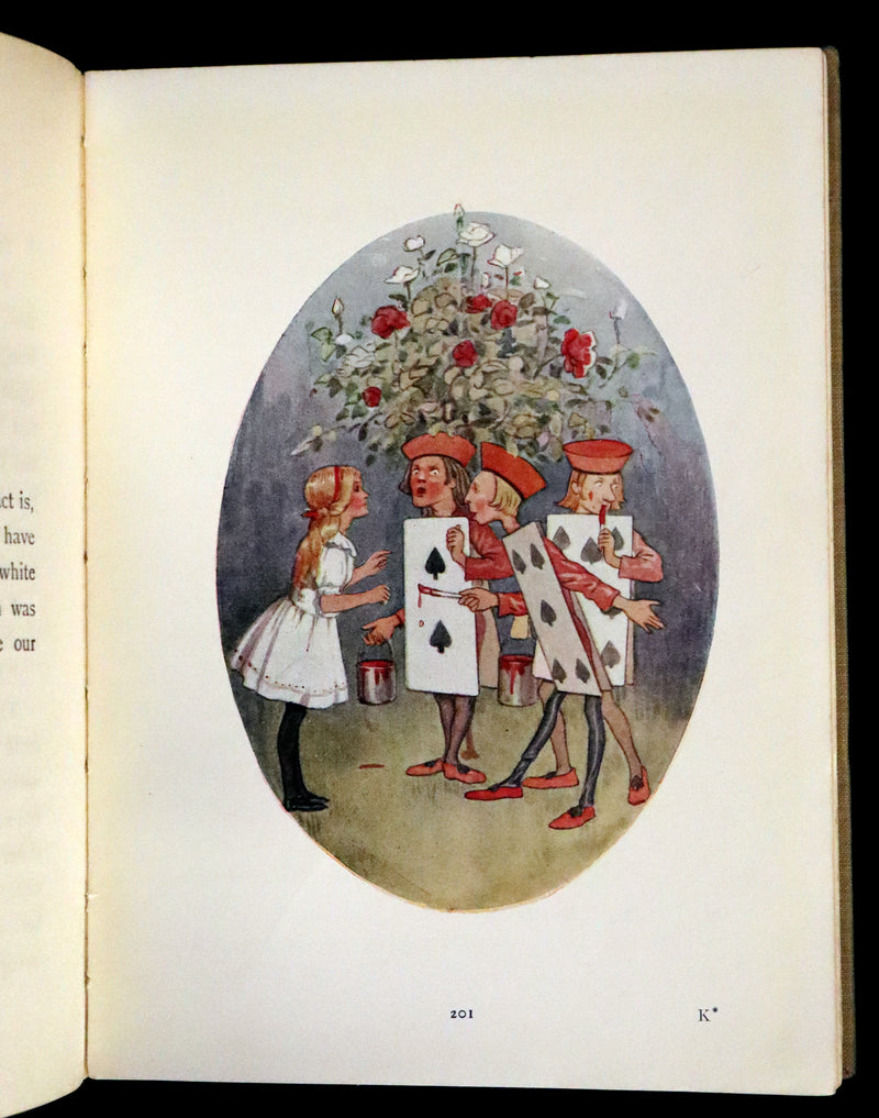 1920 Rare Book - Alice in Wonderland illustrated by Margaret W. Tarrant