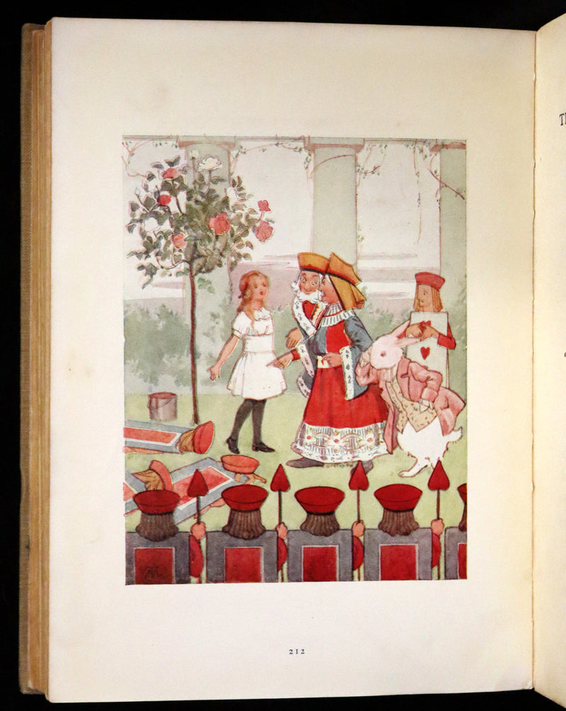 1920 Rare Book - Alice in Wonderland illustrated by Margaret W. Tarrant