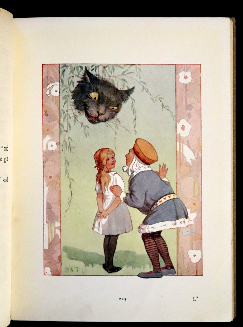 1920 Rare Book - Alice in Wonderland illustrated by Margaret W. Tarrant