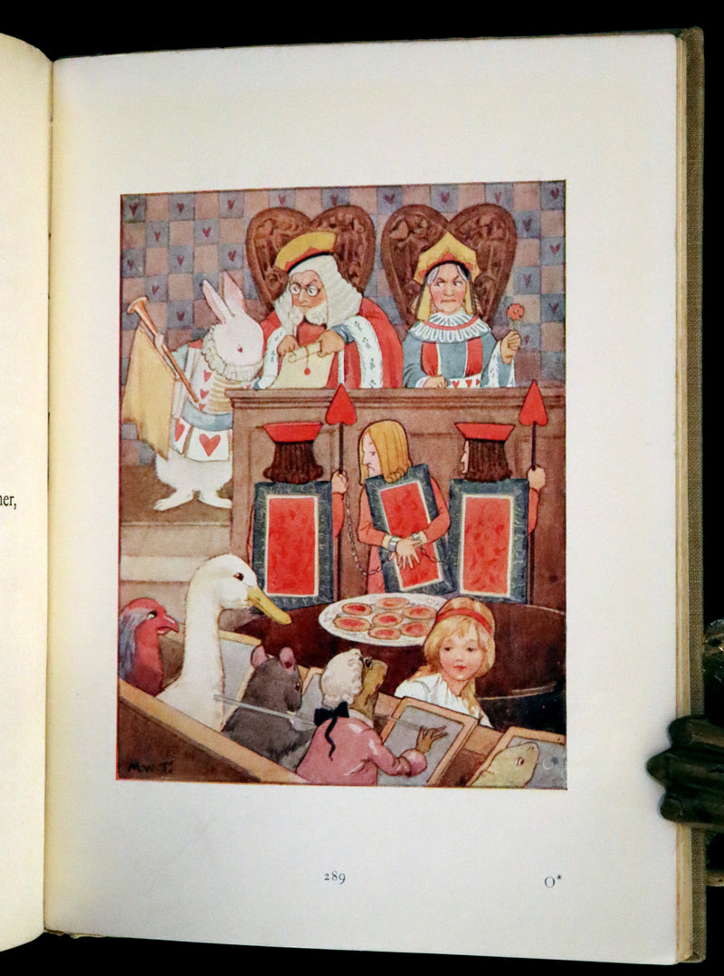 1920 Rare Book - Alice in Wonderland illustrated by Margaret W. Tarrant