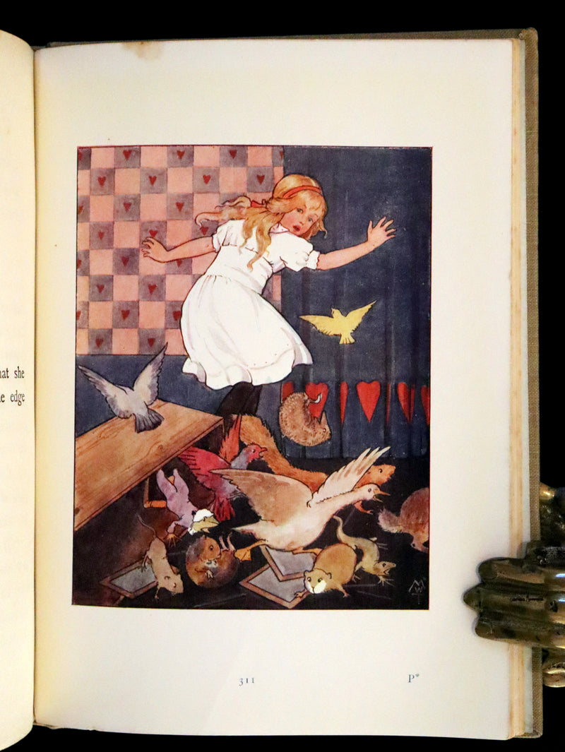 1920 Rare Book - Alice in Wonderland illustrated by Margaret W. Tarrant