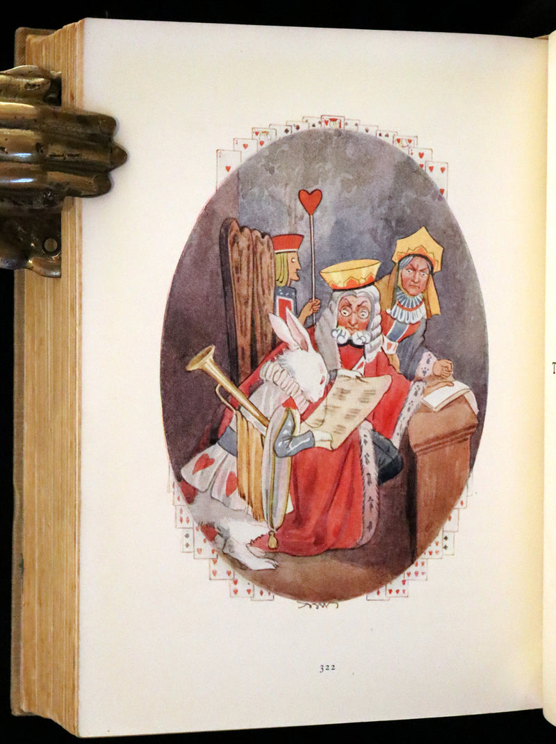 1920 Rare Book - Alice in Wonderland illustrated by Margaret W. Tarrant