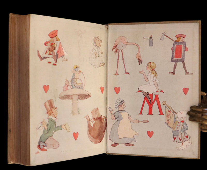 1920 Rare Book - Alice in Wonderland illustrated by Margaret W. Tarrant