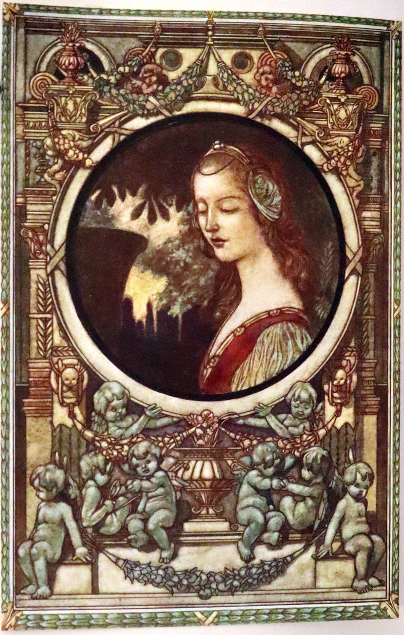 1911 Rare First Edition - The Sensitive Plant Illustrated by Charles Robinson