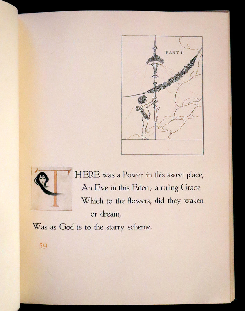 1911 Rare First Edition - The Sensitive Plant Illustrated by Charles Robinson