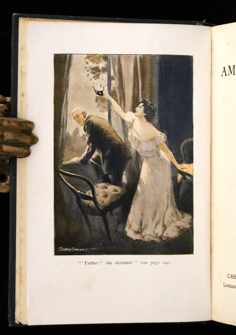 1909 Scarce First Edition - The Amethyst Cross by Fergus Hume, Illustrated