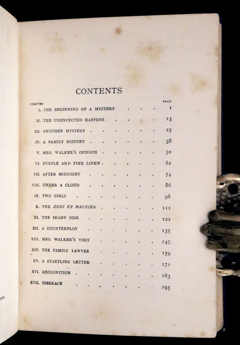 1909 Scarce First Edition - The Amethyst Cross by Fergus Hume, Illustrated