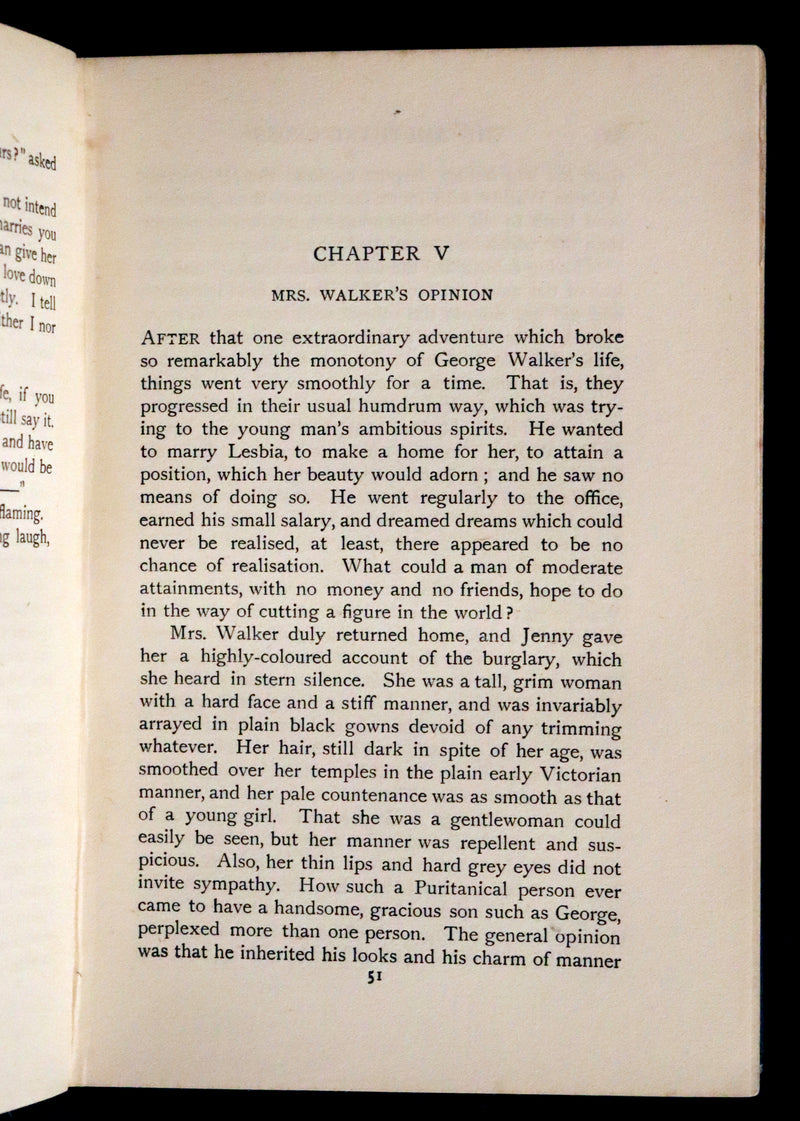 1909 Scarce First Edition - The Amethyst Cross by Fergus Hume, Illustrated