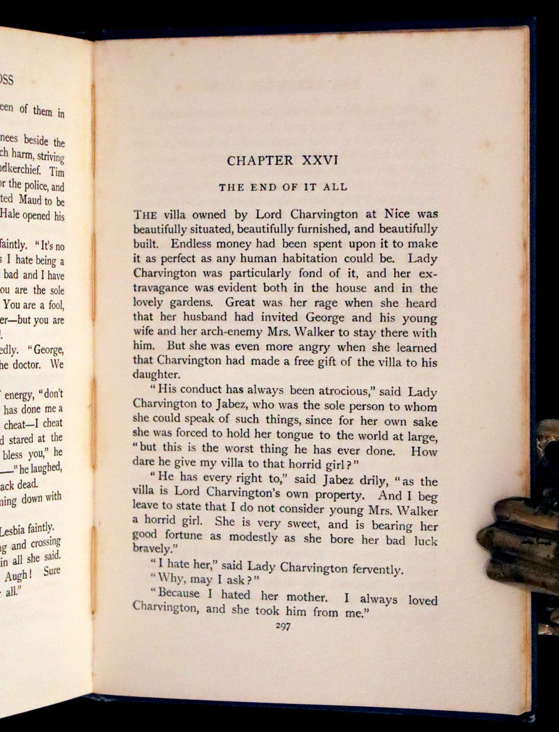 1909 Scarce First Edition - The Amethyst Cross by Fergus Hume, Illustrated