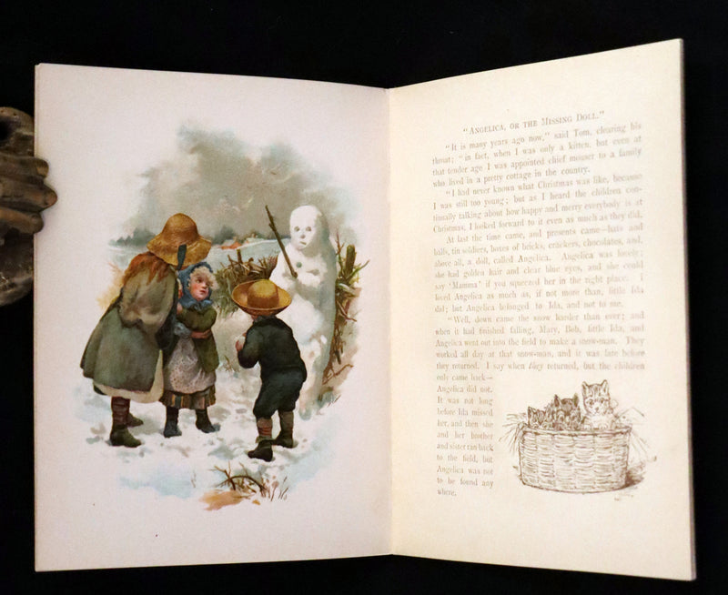 1900 Rare Book - The Cat and the Fiddle or Tib, Tabby and Tom by E. Vredenburg