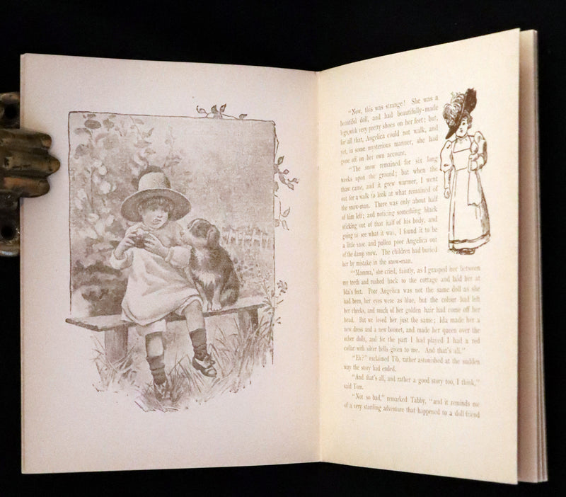 1900 Rare Book - The Cat and the Fiddle or Tib, Tabby and Tom by E. Vredenburg