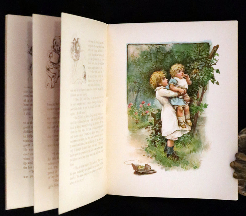 1900 Rare Book - The Cat and the Fiddle or Tib, Tabby and Tom by E. Vredenburg