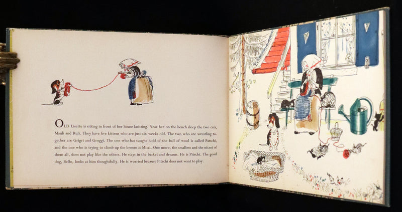 1953 First Edition - Pitschi the Kitten Who Always Wanted to be Something Else