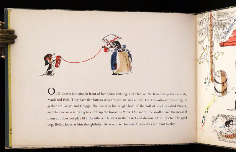 1953 First Edition - Pitschi the Kitten Who Always Wanted to be Something Else