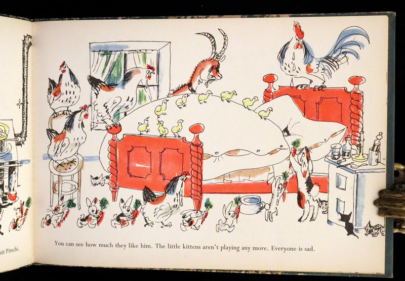 1953 First Edition - Pitschi the Kitten Who Always Wanted to be Something Else