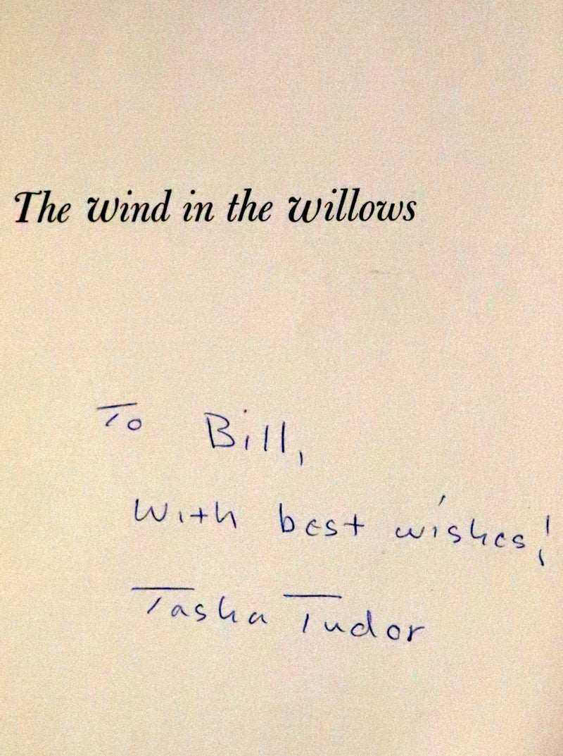 1966 Signed First Edition - The Wind in the Willows illustrated by Tasha Tudor