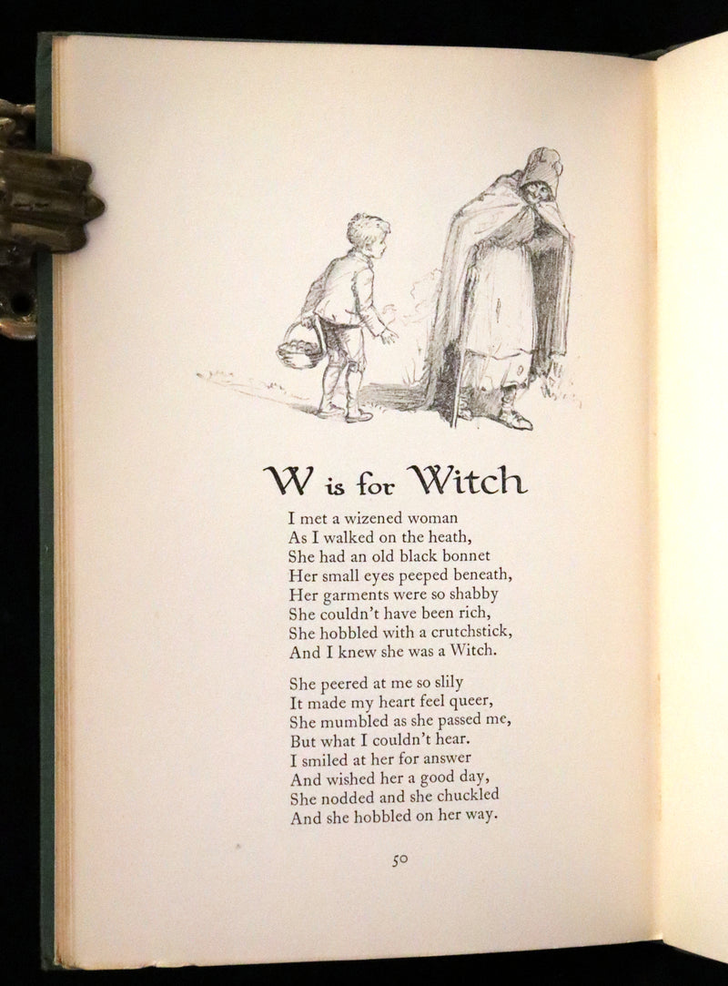 1928 First Edition - An Alphabet of Magic Illustrated by Margaret W. Tarrant