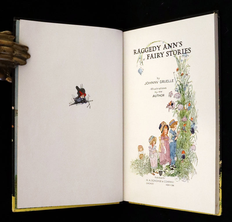 1928 Rare Book - Raggedy Ann’s Fairy Stories Illustrated by Johnny Gruelle