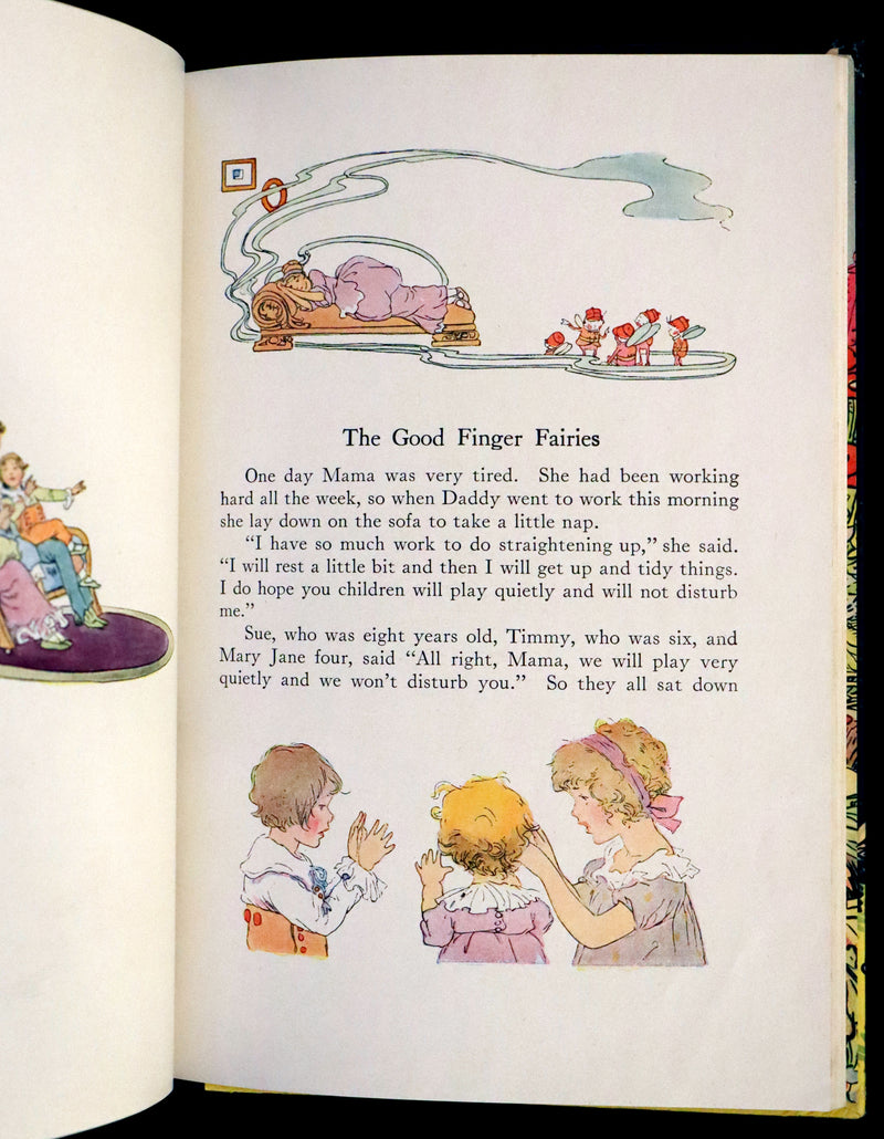 1928 Rare Book - Raggedy Ann’s Fairy Stories Illustrated by Johnny Gruelle