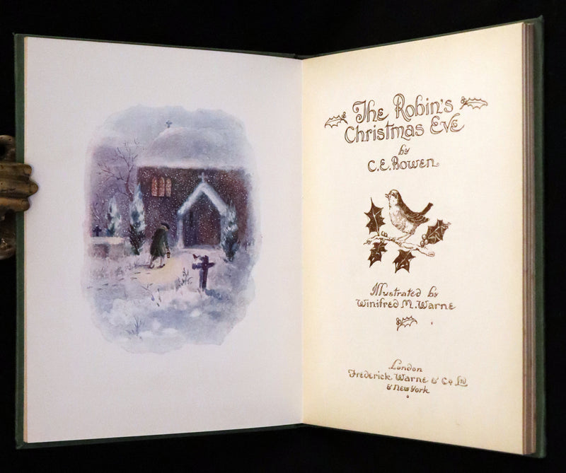 1920 First Illustrated Edition by Winifred M. Warne - The Robin's Christmas Eve