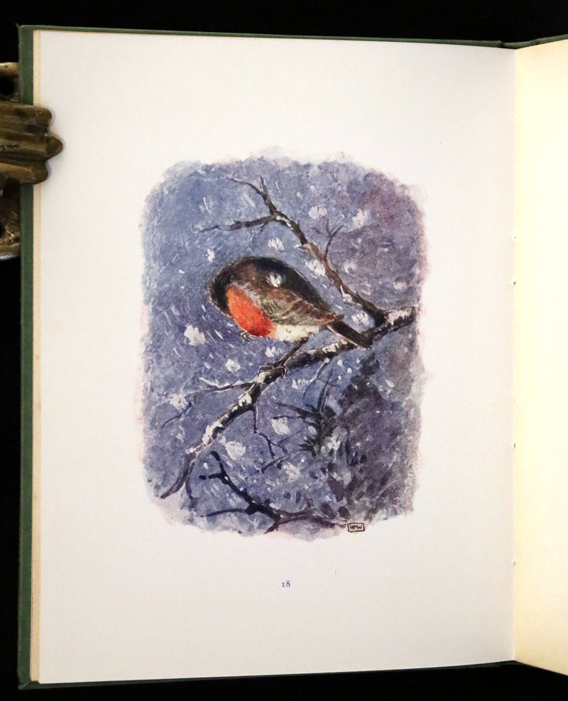 1920 First Illustrated Edition by Winifred M. Warne - The Robin's Christmas Eve