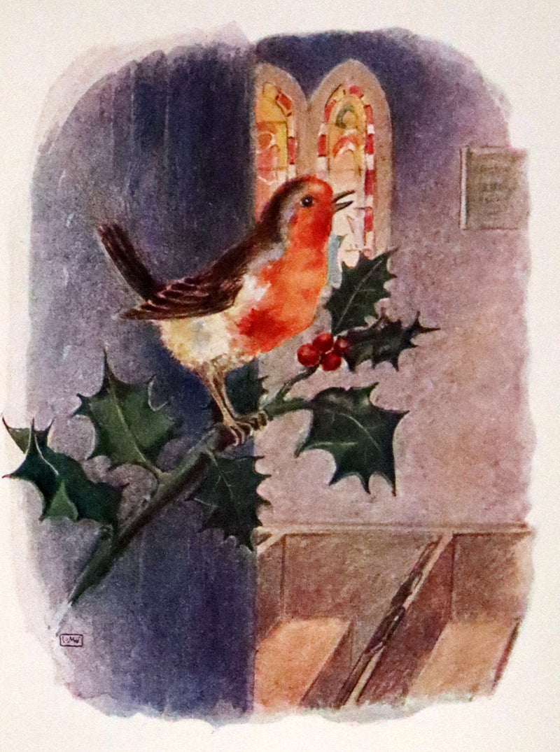 1920 First Illustrated Edition by Winifred M. Warne - The Robin's Christmas Eve