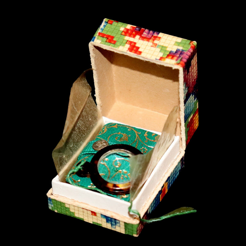 1920 Rare Miniature Arabic Book, The Koran, Quran by Steinbrener Magnifying Lens