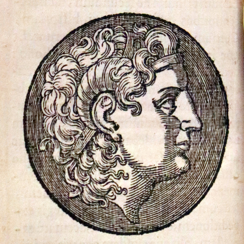 1633 Rare Latin Vellum Book - Histories of Alexander the Great with Map