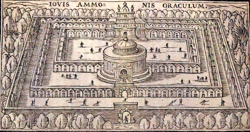 1633 Rare Latin Vellum Book - Histories of Alexander the Great with Map