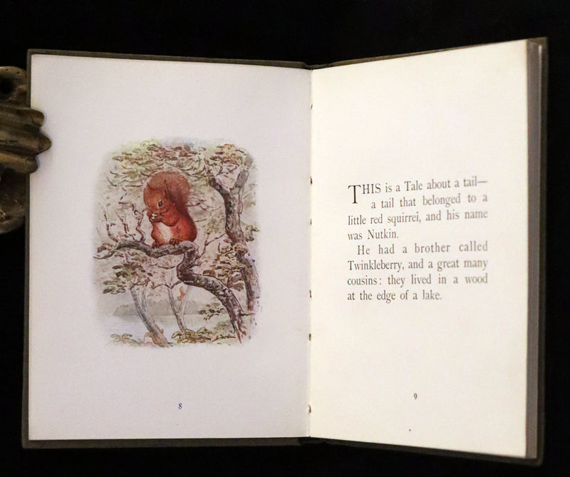 1910 Rare Book - The Tale of Squirrel Nutkin by Beatrix Potter
