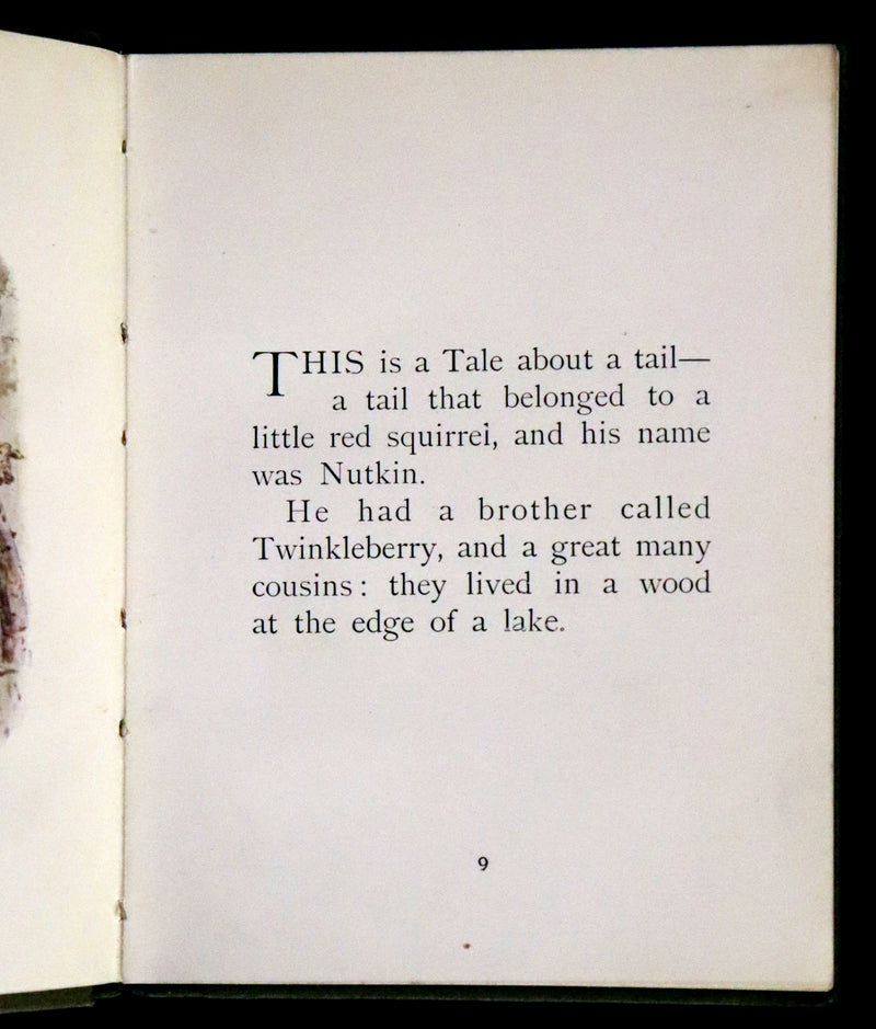 1910 Rare Book - The Tale of Squirrel Nutkin by Beatrix Potter