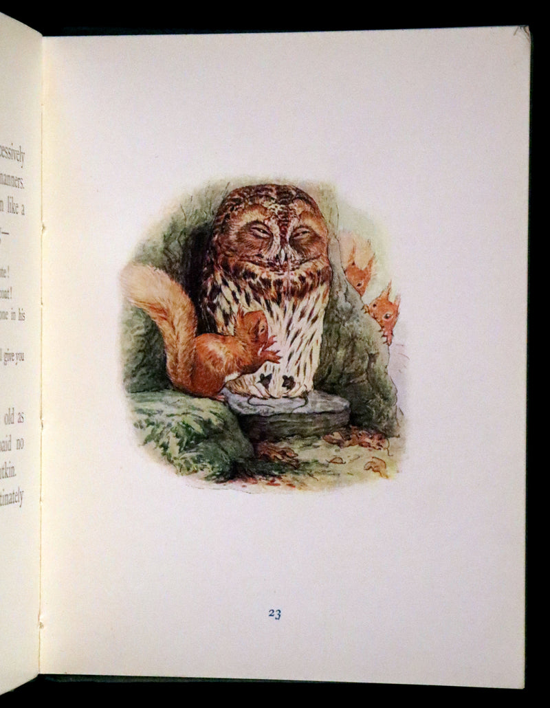 1910 Rare Book - The Tale of Squirrel Nutkin by Beatrix Potter